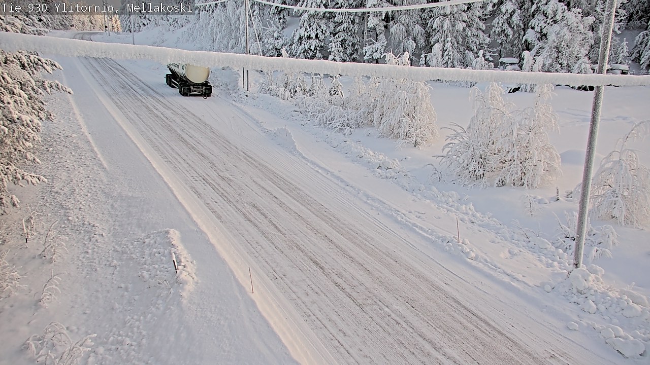 Weather Camera Image Road 83 Ylitornio, Mellakoski, Ylitornio, Lappi