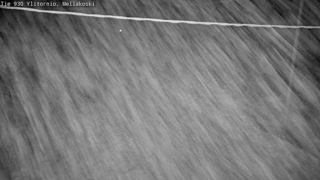 Weather Camera Image Road 83 Ylitornio, Mellakoski, Ylitornio, Lappi