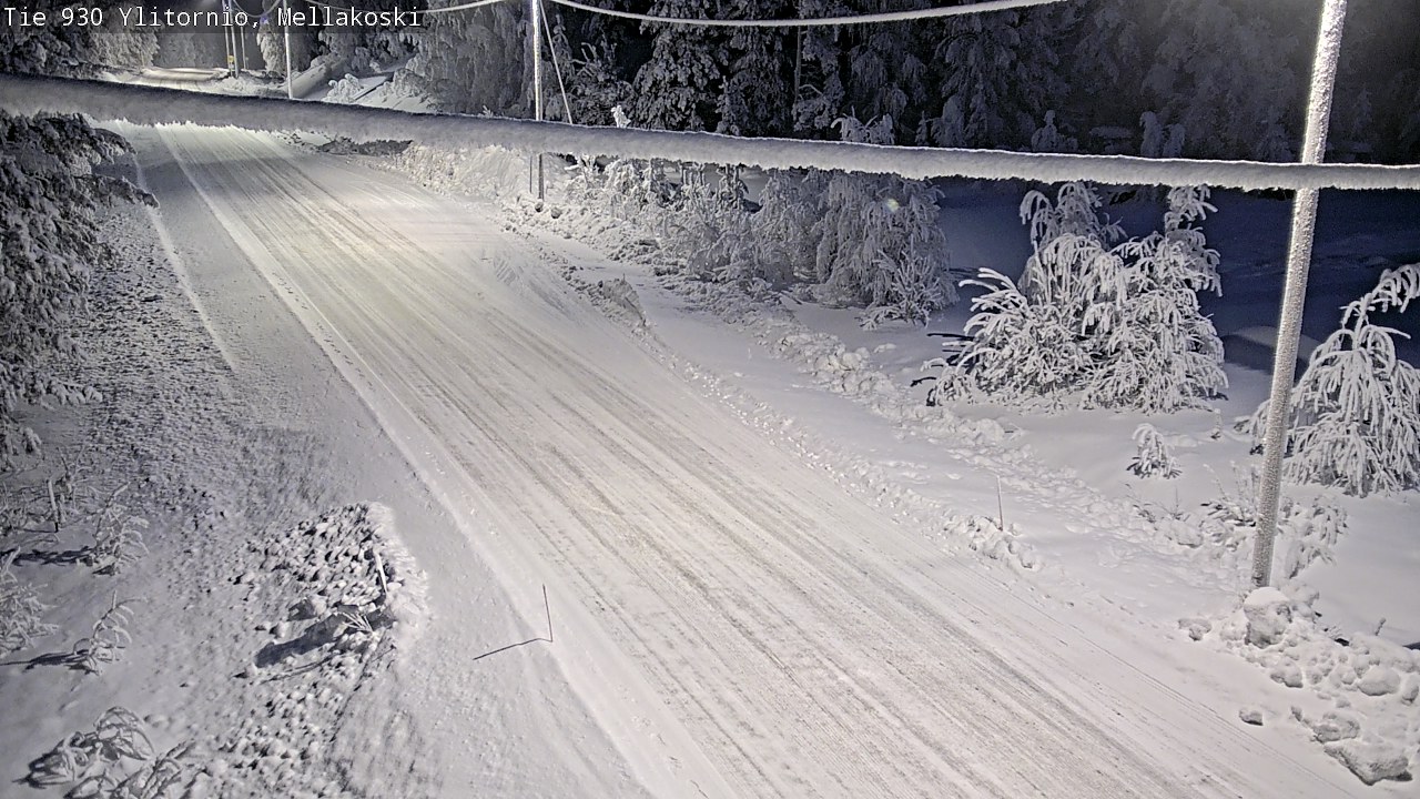 Weather Camera Image Road 83 Ylitornio, Mellakoski, Ylitornio, Lappi