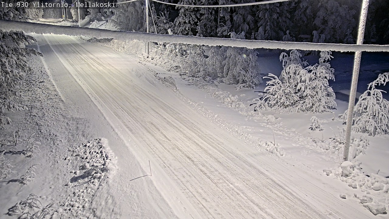 Weather Camera Image Road 83 Ylitornio, Mellakoski, Ylitornio, Lappi