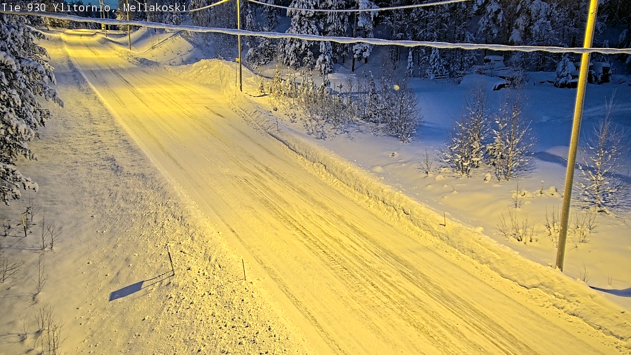 Weather Camera Image Road 83 Ylitornio, Mellakoski, Ylitornio, Lappi