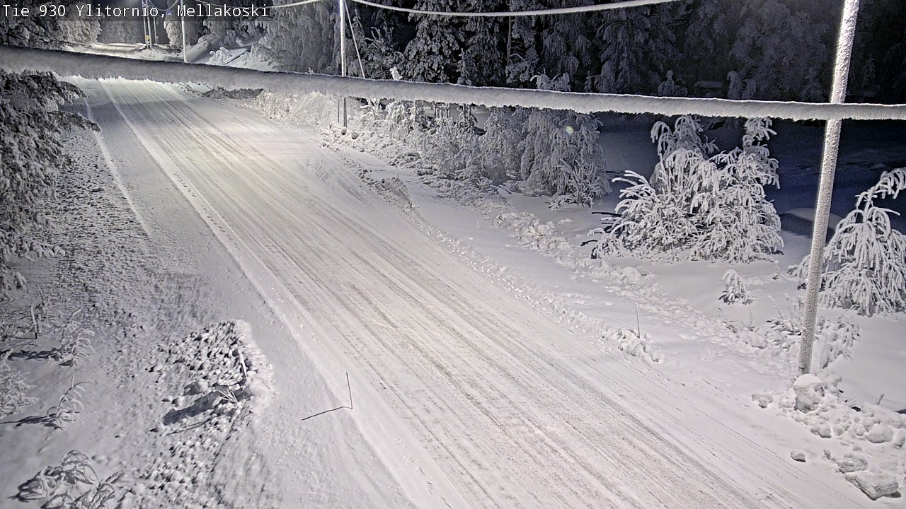 Weather Camera Image Road 83 Ylitornio, Mellakoski, Ylitornio, Lappi