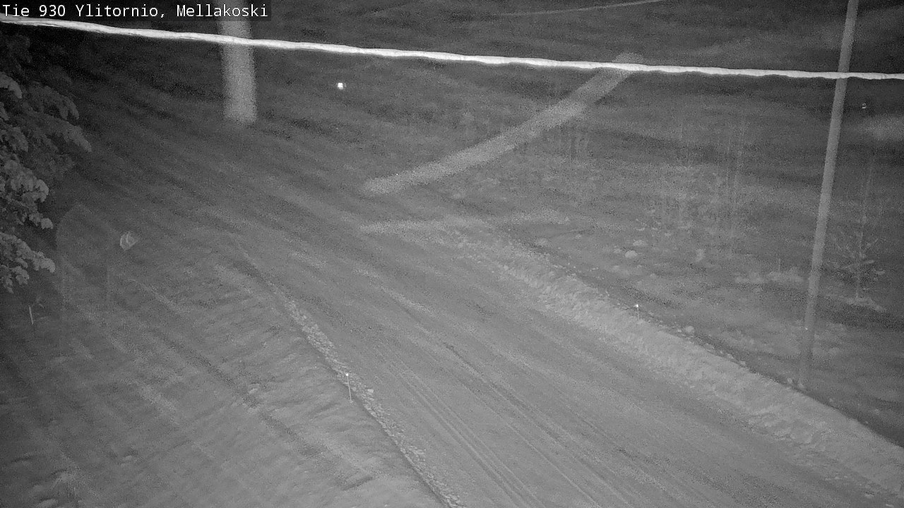 Weather Camera Image Road 83 Ylitornio, Mellakoski, Ylitornio, Lappi