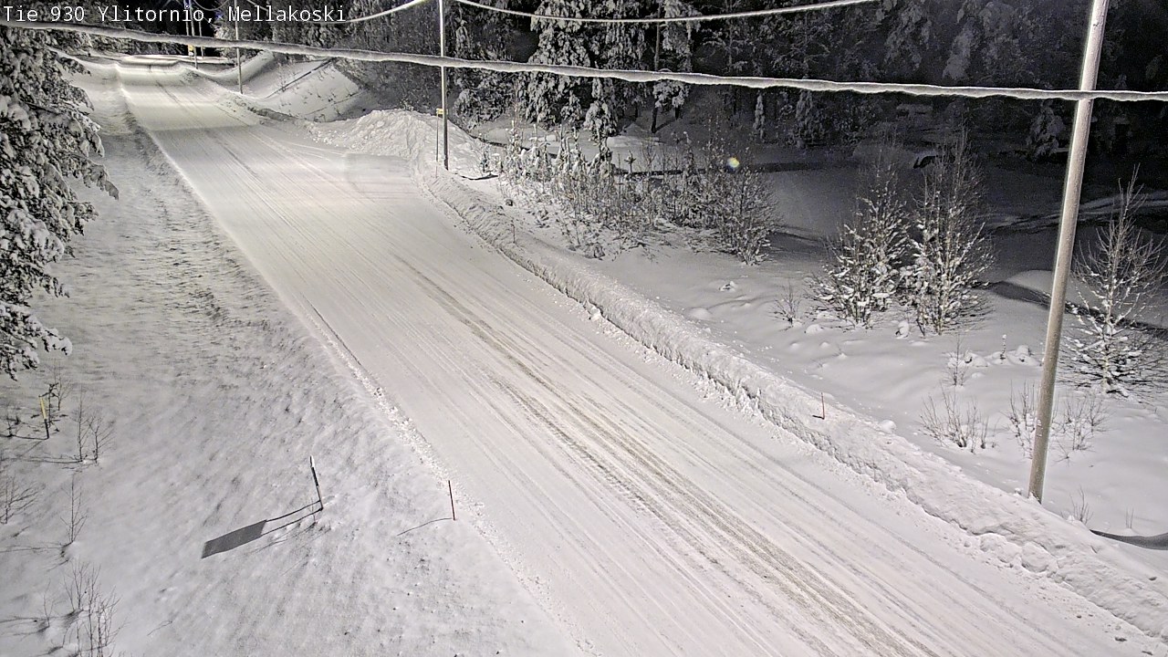 Weather Camera Image Road 83 Ylitornio, Mellakoski, Ylitornio, Lappi