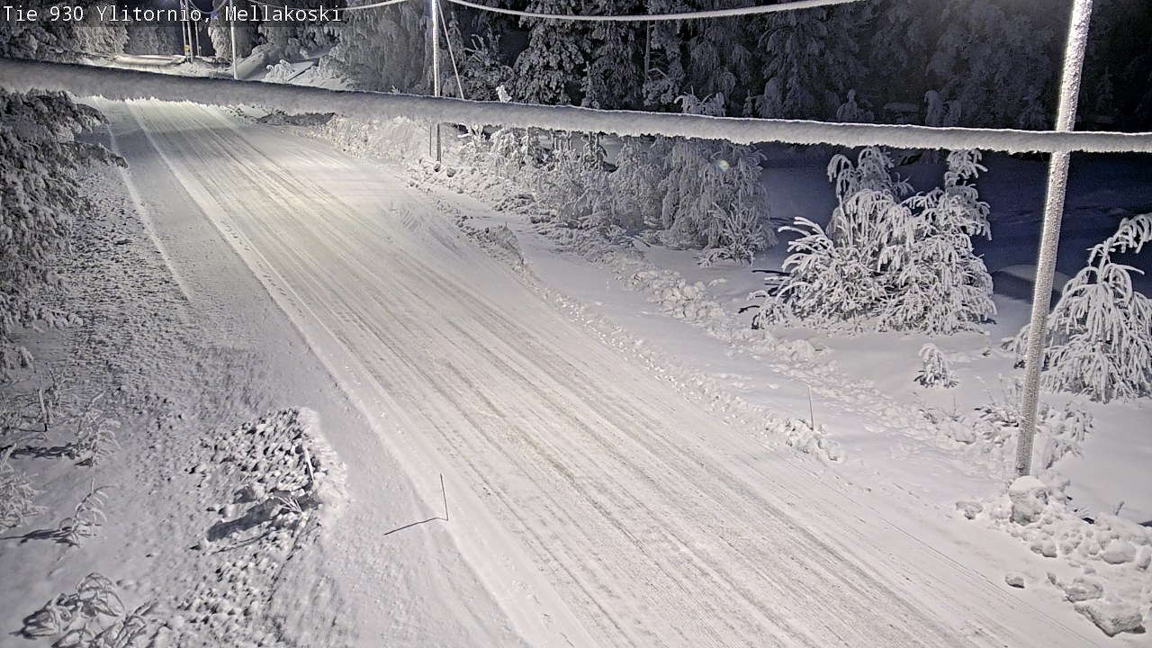Weather Camera Image Road 83 Ylitornio, Mellakoski, Ylitornio, Lappi