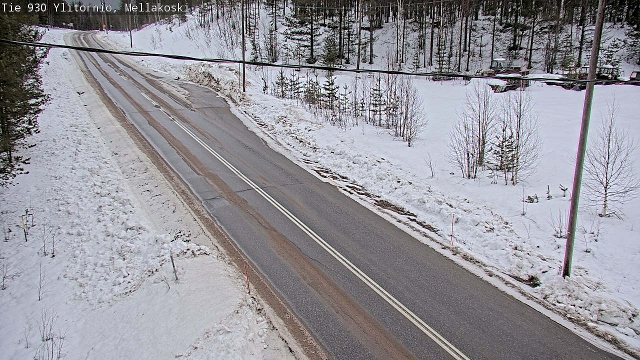 Weather Camera Image Road 83 Ylitornio, Mellakoski, Ylitornio, Lappi