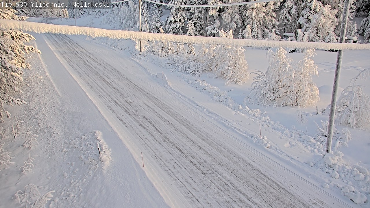 Weather Camera Image Road 83 Ylitornio, Mellakoski, Ylitornio, Lappi
