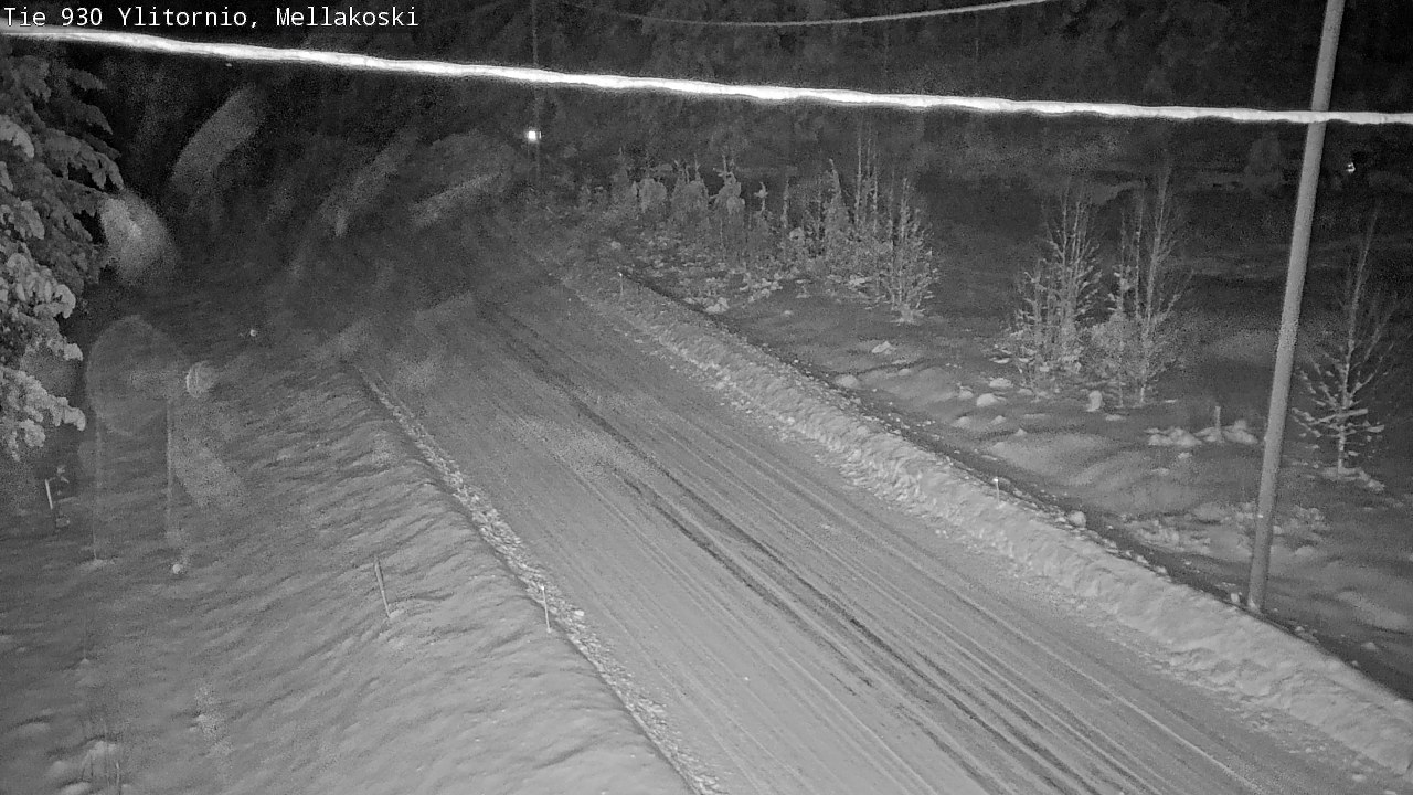 Weather Camera Image Road 83 Ylitornio, Mellakoski, Ylitornio, Lappi