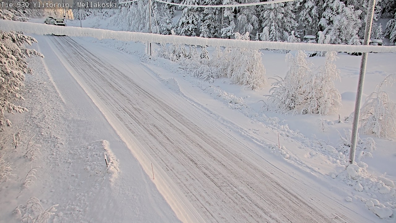 Weather Camera Image Road 83 Ylitornio, Mellakoski, Ylitornio, Lappi