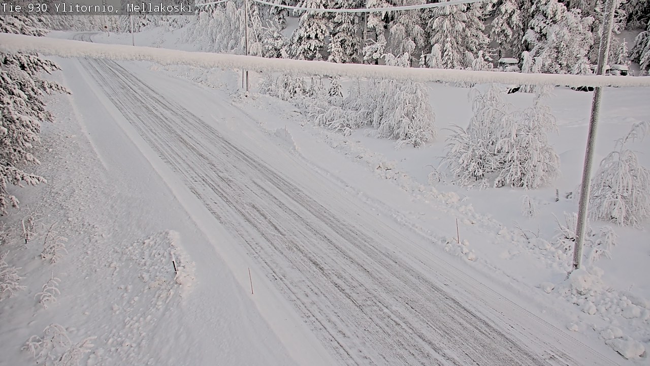 Weather Camera Image Road 83 Ylitornio, Mellakoski, Ylitornio, Lappi