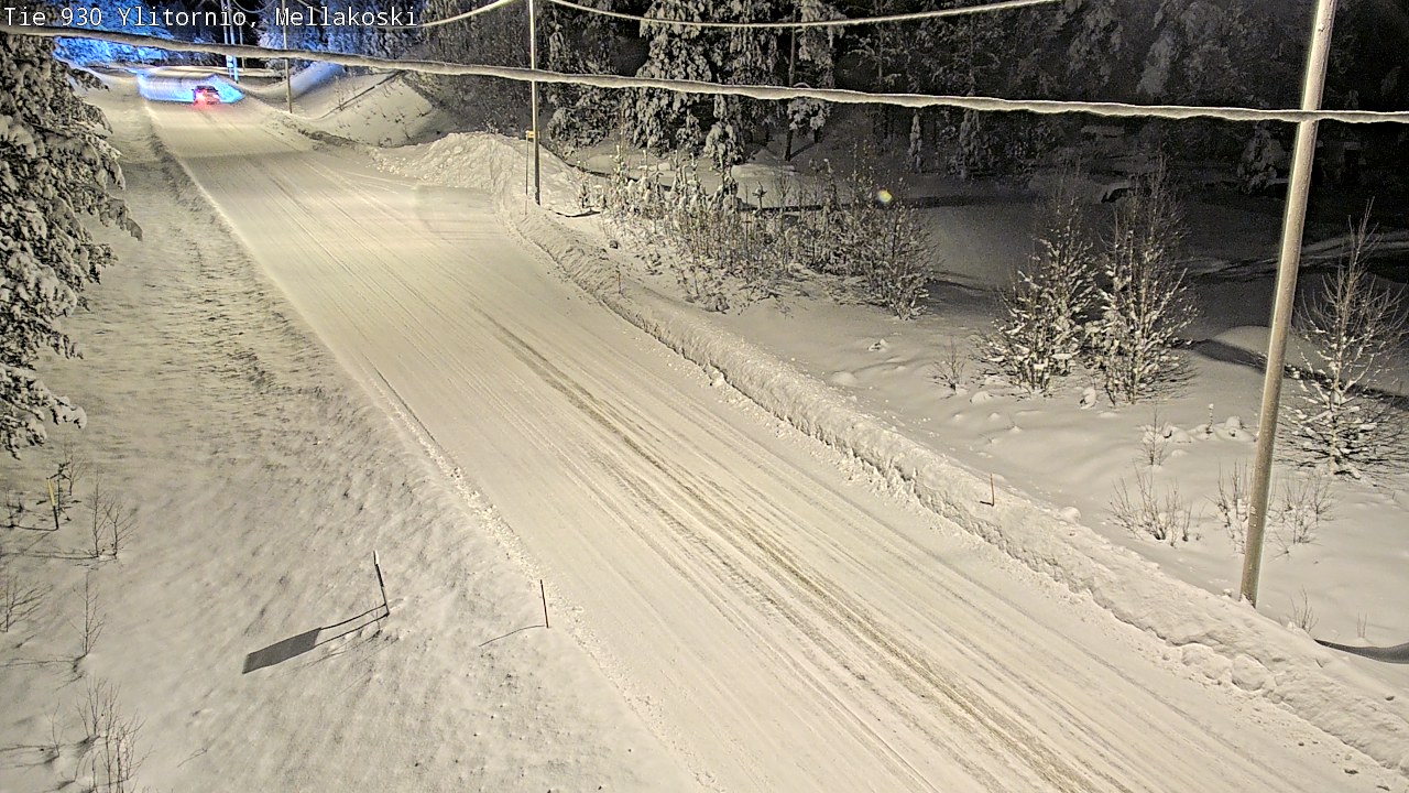 Weather Camera Image Road 83 Ylitornio, Mellakoski, Ylitornio, Lappi