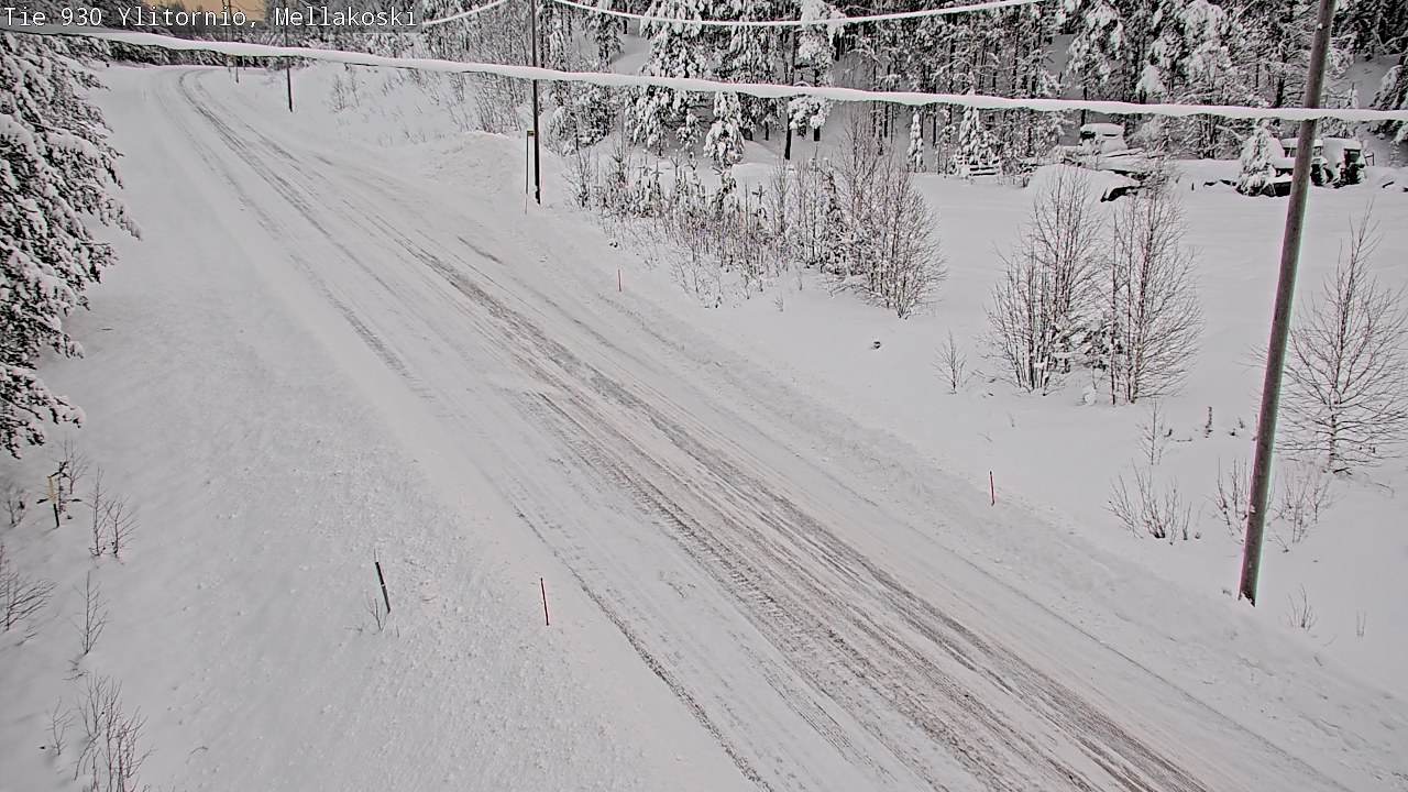 Weather Camera Image Road 83 Ylitornio, Mellakoski, Ylitornio, Lappi