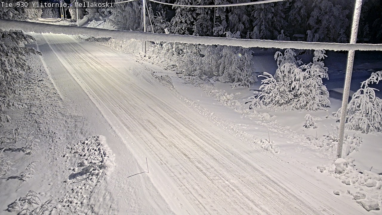 Weather Camera Image Road 83 Ylitornio, Mellakoski, Ylitornio, Lappi
