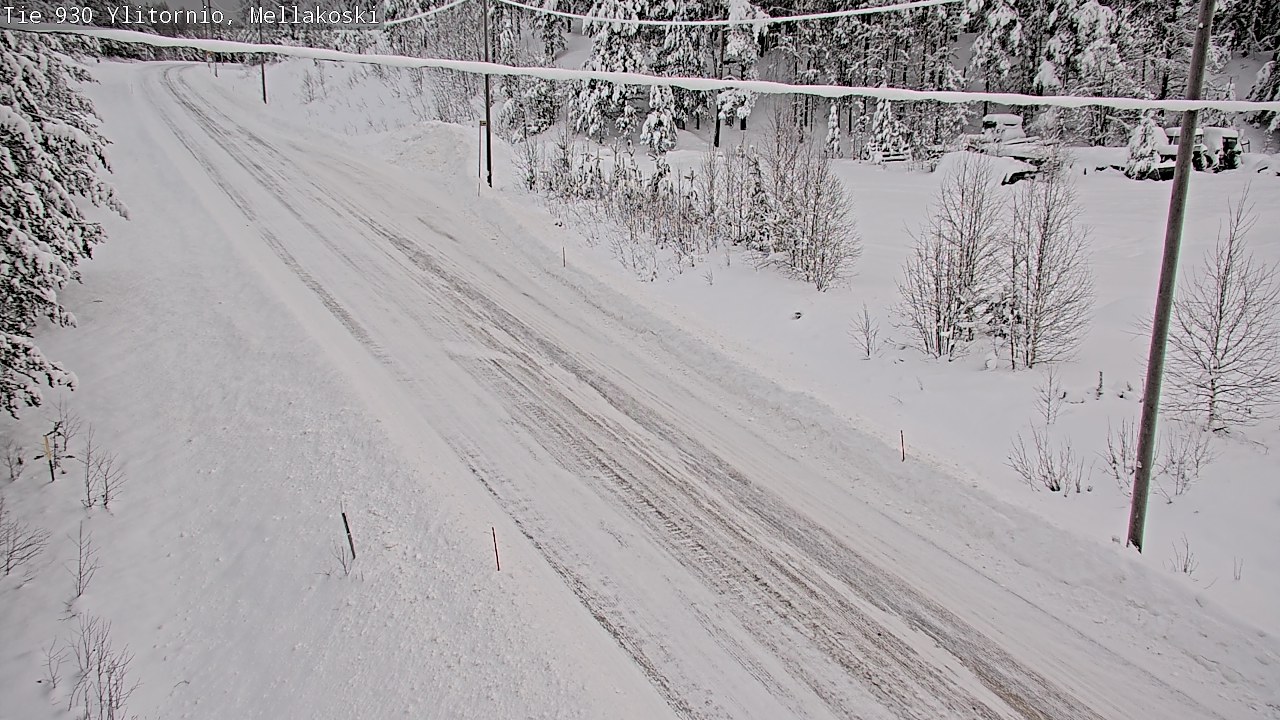 Weather Camera Image Väg 83 Övertorneå, Mellakoski, Ylitornio, Lappi
