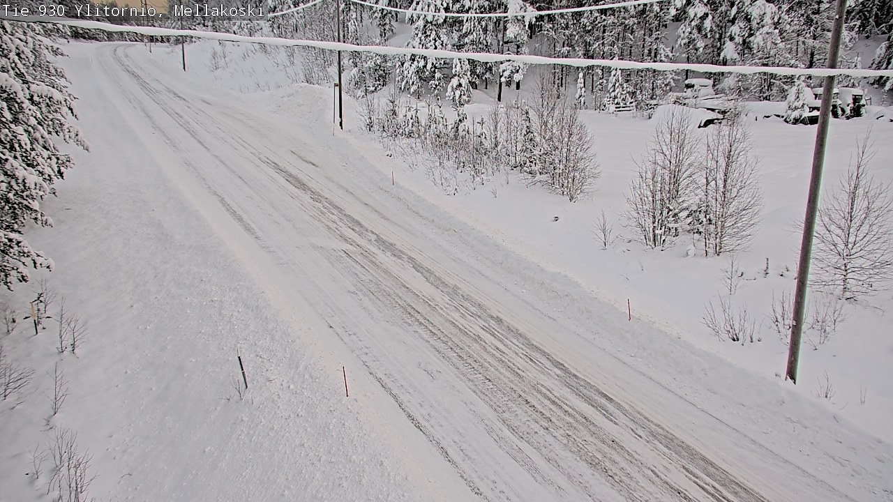Weather Camera Image Road 83 Ylitornio, Mellakoski, Ylitornio, Lappi
