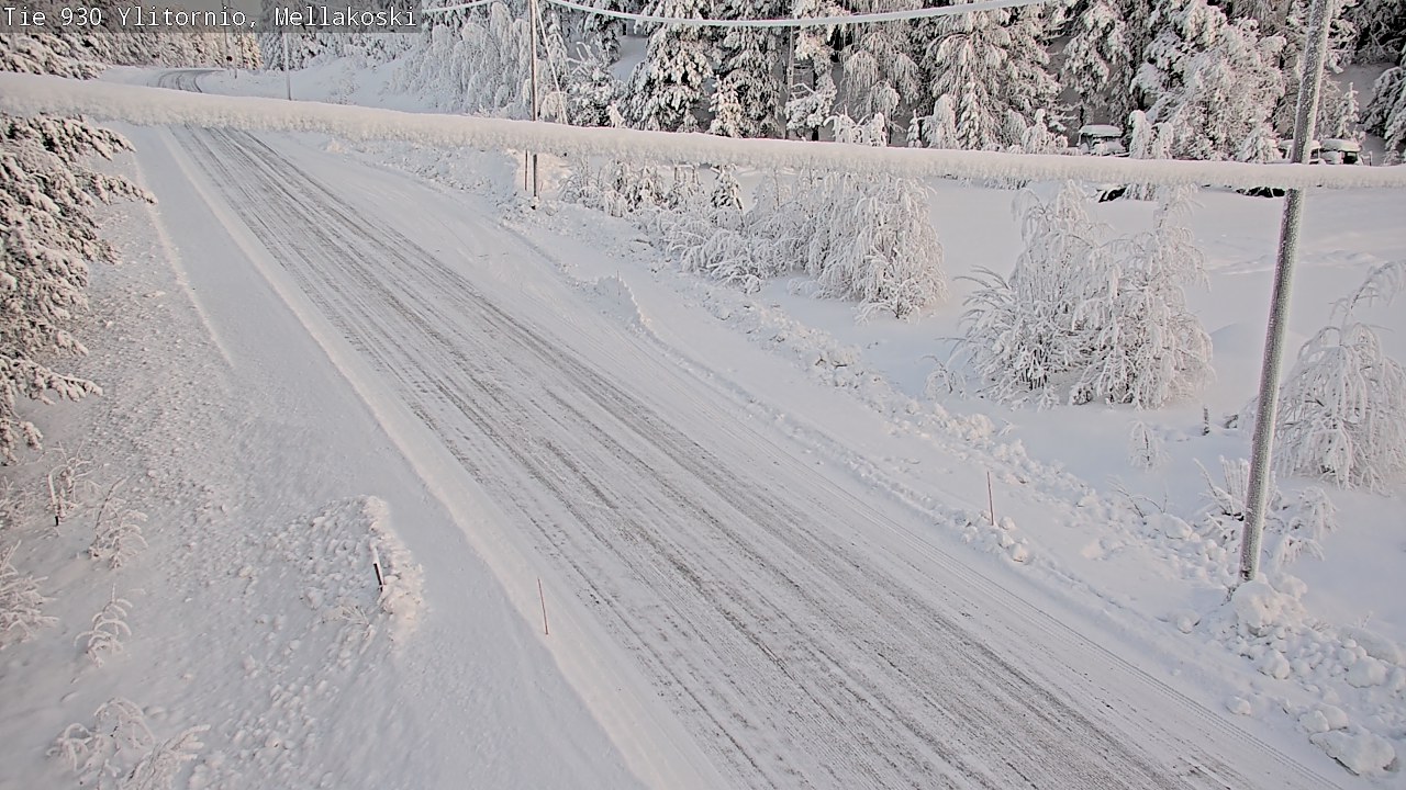 Weather Camera Image Road 83 Ylitornio, Mellakoski, Ylitornio, Lappi