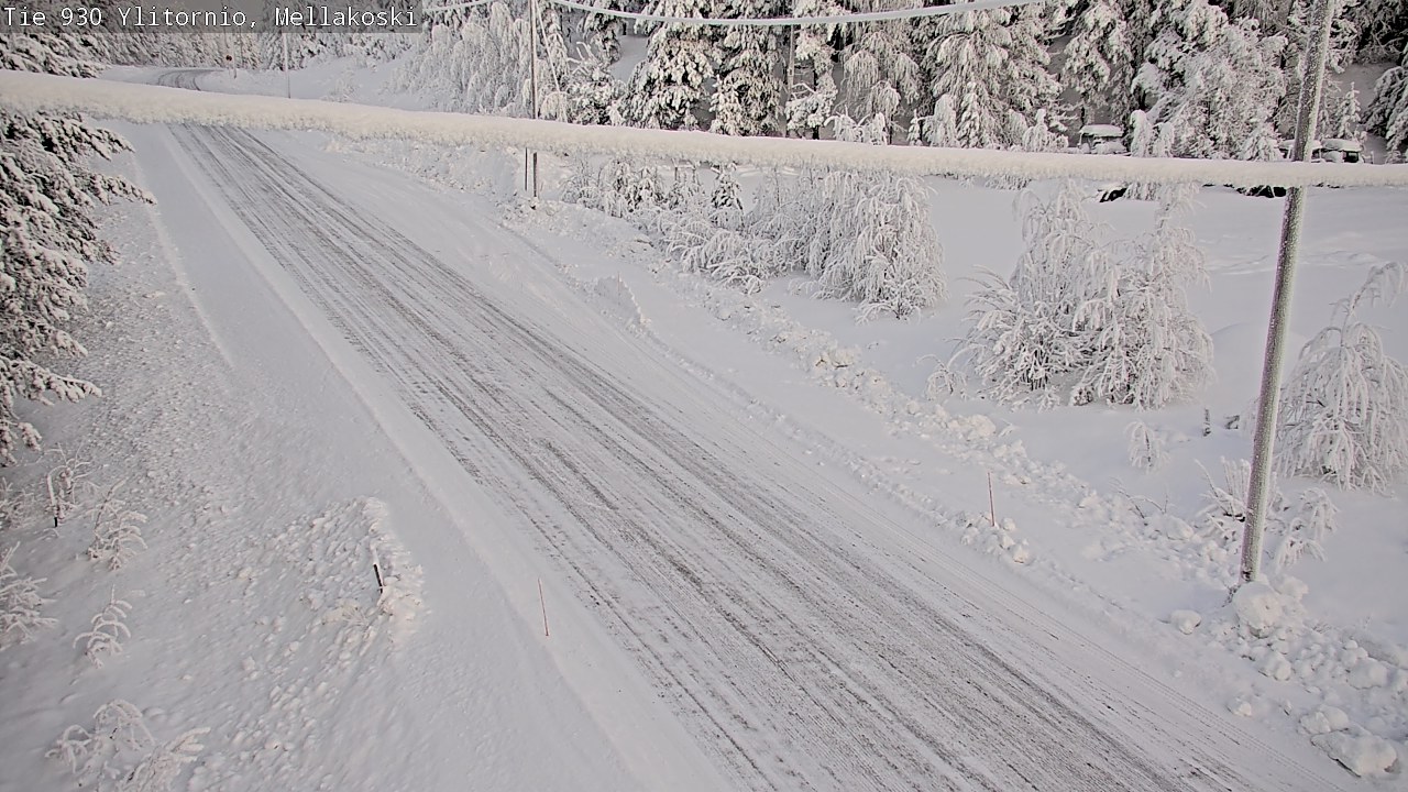 Weather Camera Image Road 83 Ylitornio, Mellakoski, Ylitornio, Lappi