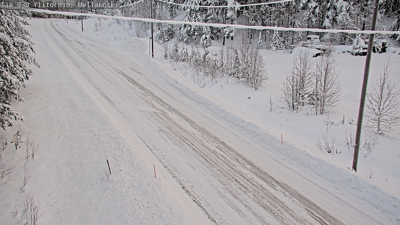 Weather Camera Image Road 83 Ylitornio, Mellakoski, Ylitornio, Lappi