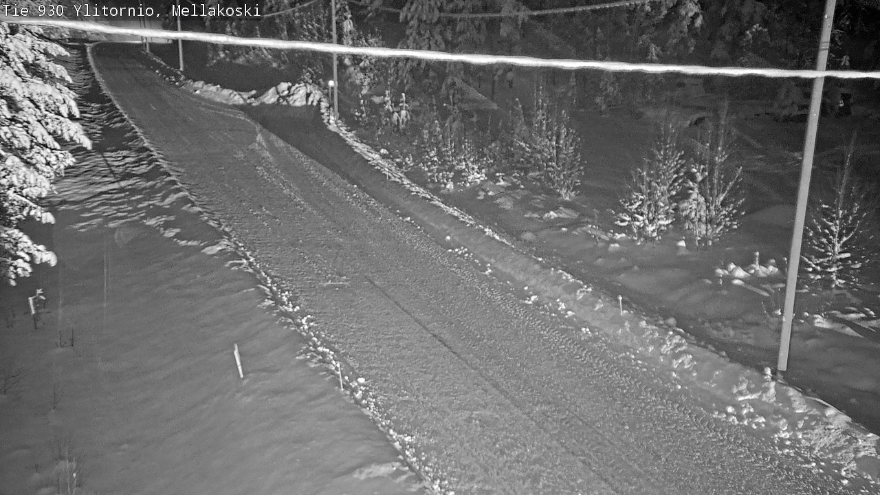 Weather Camera Image Road 83 Ylitornio, Mellakoski, Ylitornio, Lappi