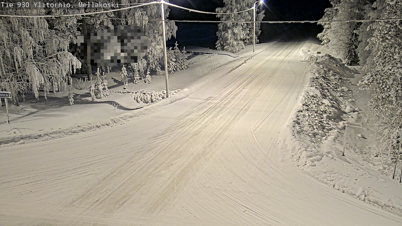 Kelikamerat Kuva TIe 930 Ylitornio, Mellakoski, Ylitornio, Lappi