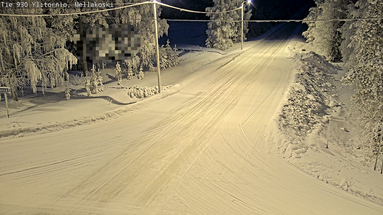 Kelikamerat Kuva TIe 930 Ylitornio, Mellakoski, Ylitornio, Lappi