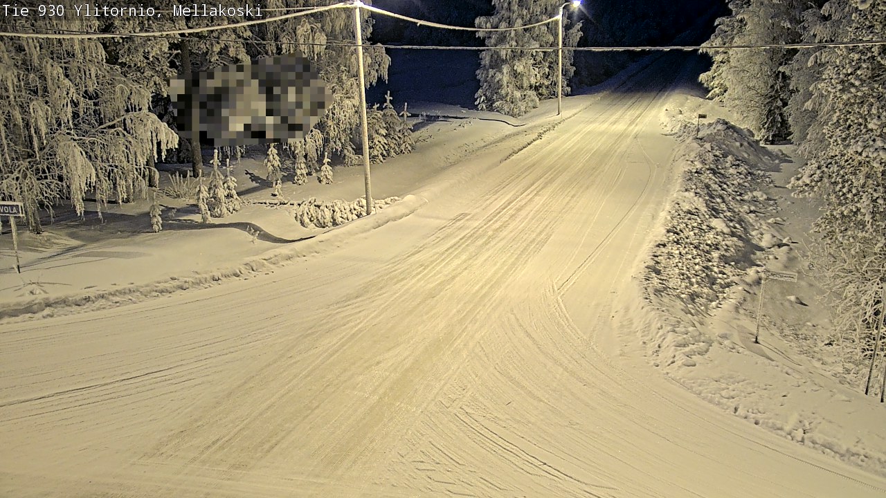 Kelikamerat Kuva TIe 930 Ylitornio, Mellakoski, Ylitornio, Lappi