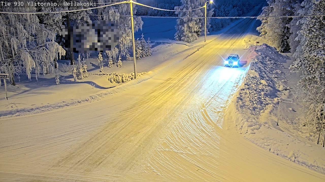 Kelikamerat Kuva TIe 930 Ylitornio, Mellakoski, Ylitornio, Lappi