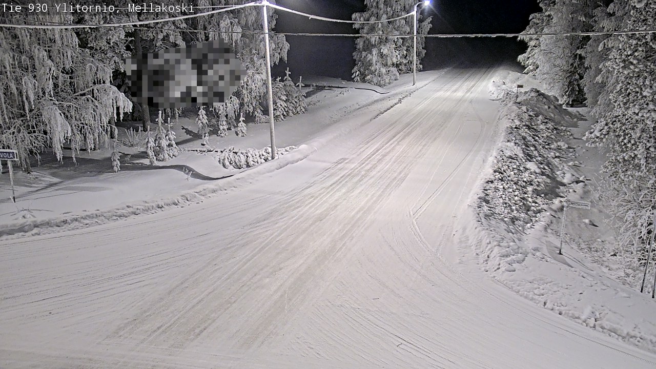 Kelikamerat Kuva TIe 930 Ylitornio, Mellakoski, Ylitornio, Lappi