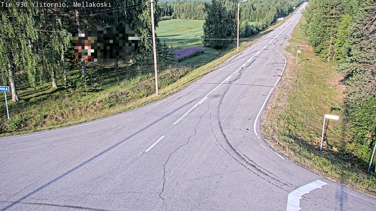 Weather Camera Image Road 83 Ylitornio, Mellakoski, Ylitornio, Lappi