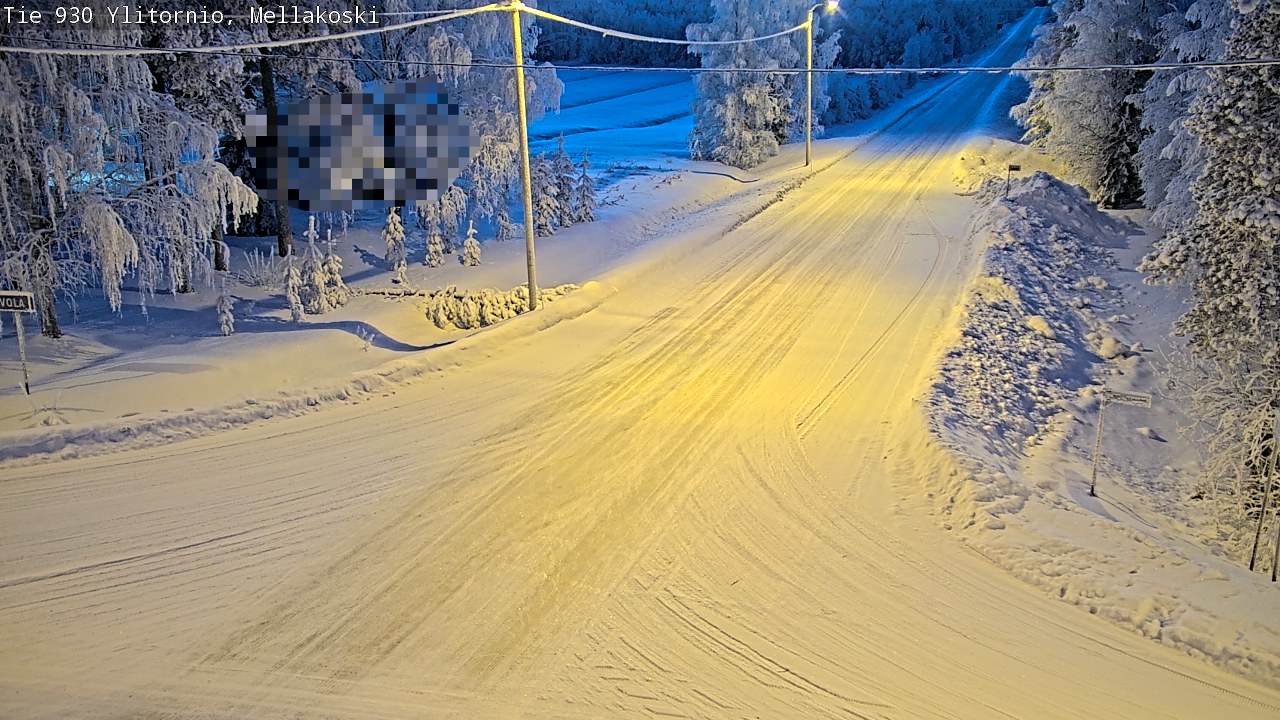 Kelikamerat Kuva TIe 930 Ylitornio, Mellakoski, Ylitornio, Lappi