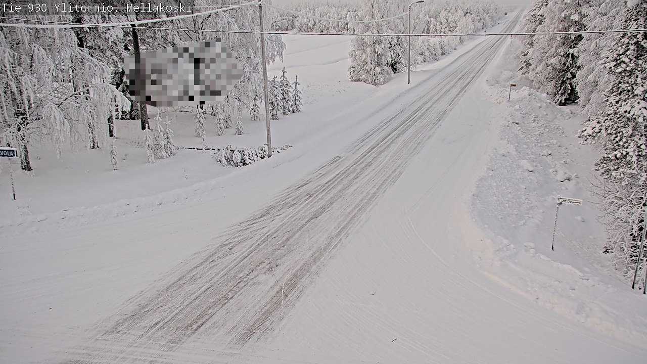 Kelikamerat Kuva TIe 930 Ylitornio, Mellakoski, Ylitornio, Lappi