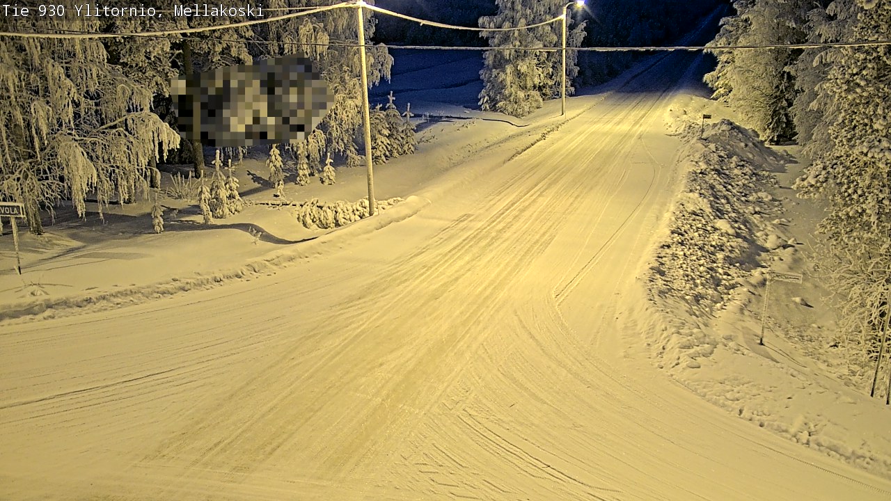 Kelikamerat Kuva TIe 930 Ylitornio, Mellakoski, Ylitornio, Lappi