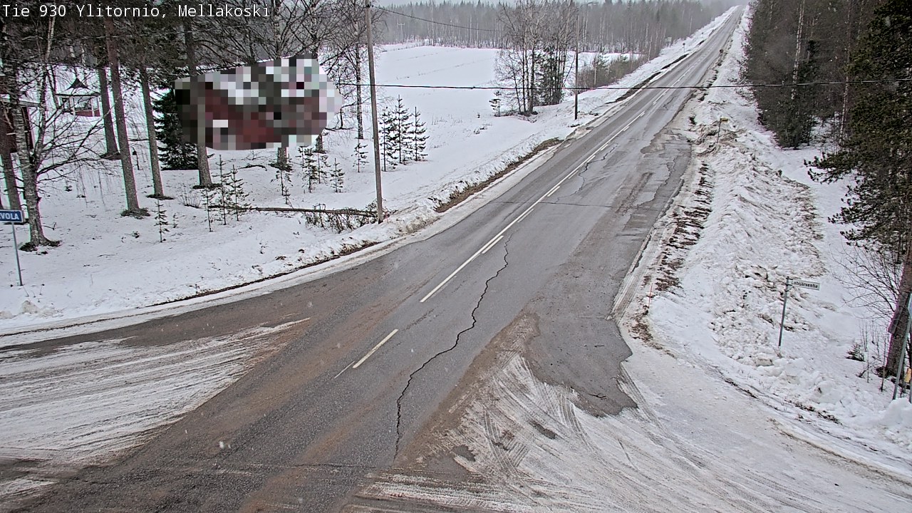 Kelikamerat Kuva TIe 930 Ylitornio, Mellakoski, Ylitornio, Lappi