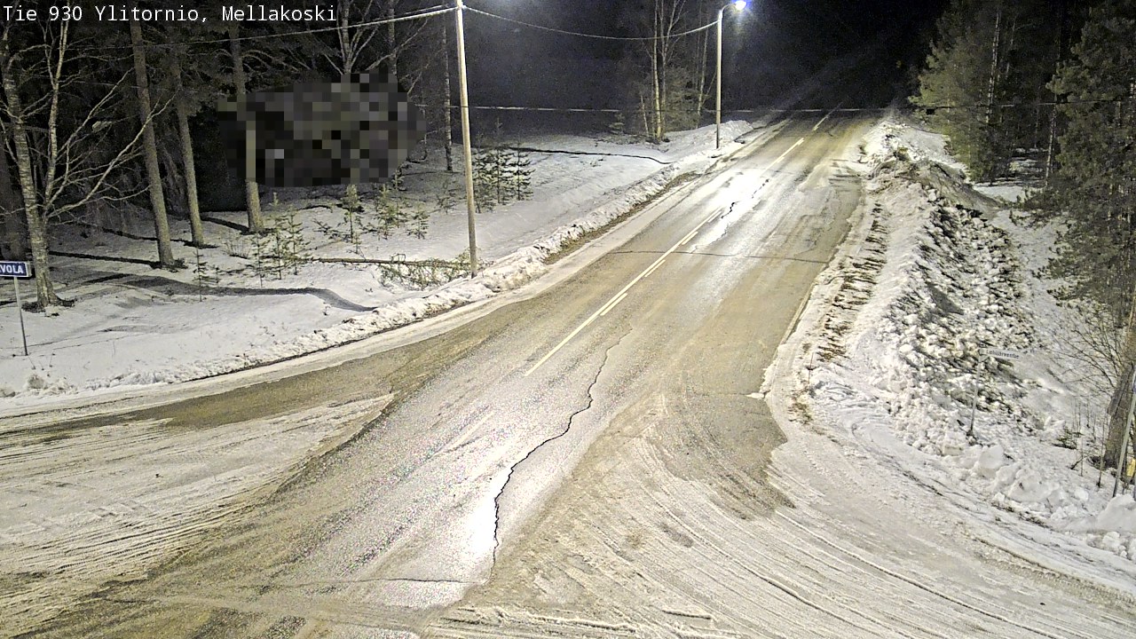 Kelikamerat Kuva TIe 930 Ylitornio, Mellakoski, Ylitornio, Lappi