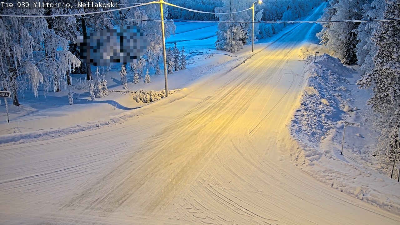 Kelikamerat Kuva TIe 930 Ylitornio, Mellakoski, Ylitornio, Lappi