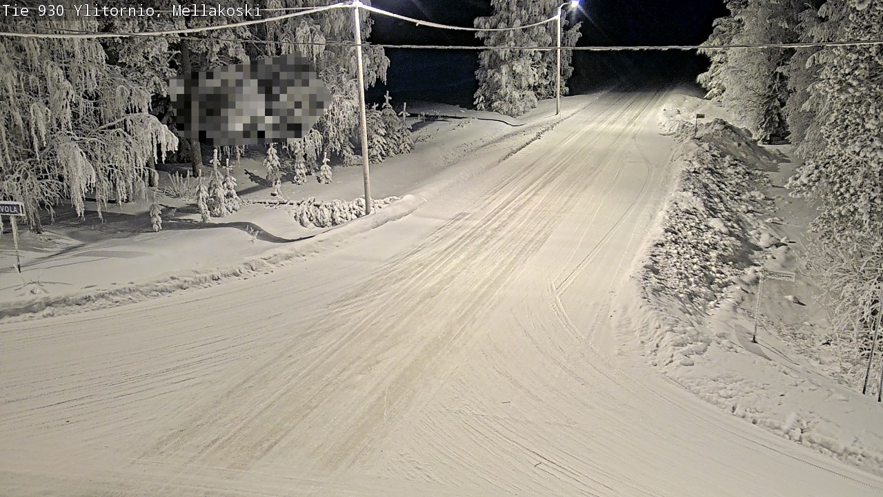 Kelikamerat Kuva TIe 930 Ylitornio, Mellakoski, Ylitornio, Lappi