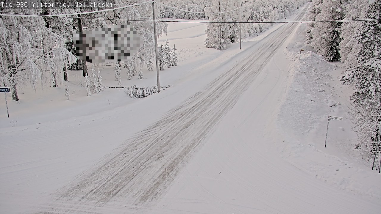 Kelikamerat Kuva TIe 930 Ylitornio, Mellakoski, Ylitornio, Lappi