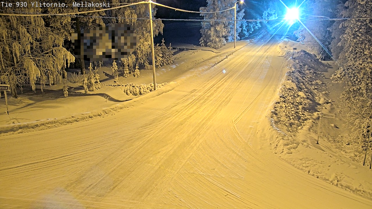 Kelikamerat Kuva TIe 930 Ylitornio, Mellakoski, Ylitornio, Lappi