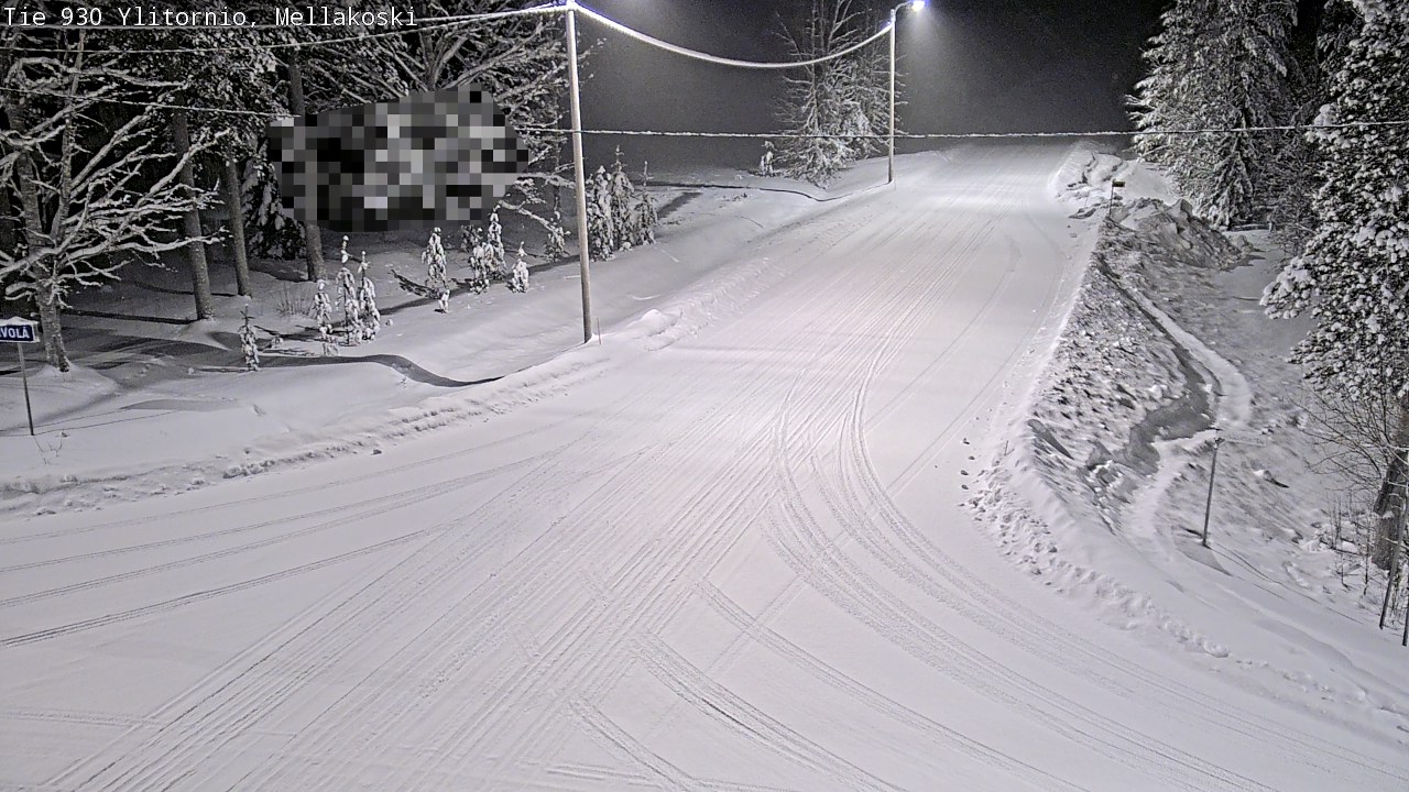 Weather Camera Image Väg 83 Övertorneå, Mellakoski, Ylitornio, Lappi