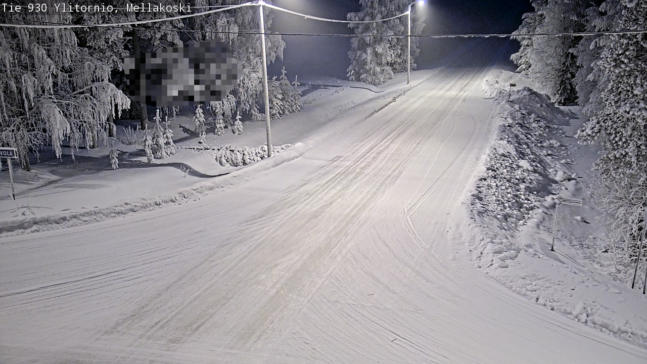 Kelikamerat Kuva TIe 930 Ylitornio, Mellakoski, Ylitornio, Lappi
