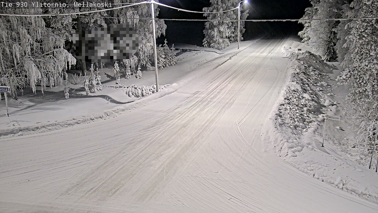 Kelikamerat Kuva TIe 930 Ylitornio, Mellakoski, Ylitornio, Lappi