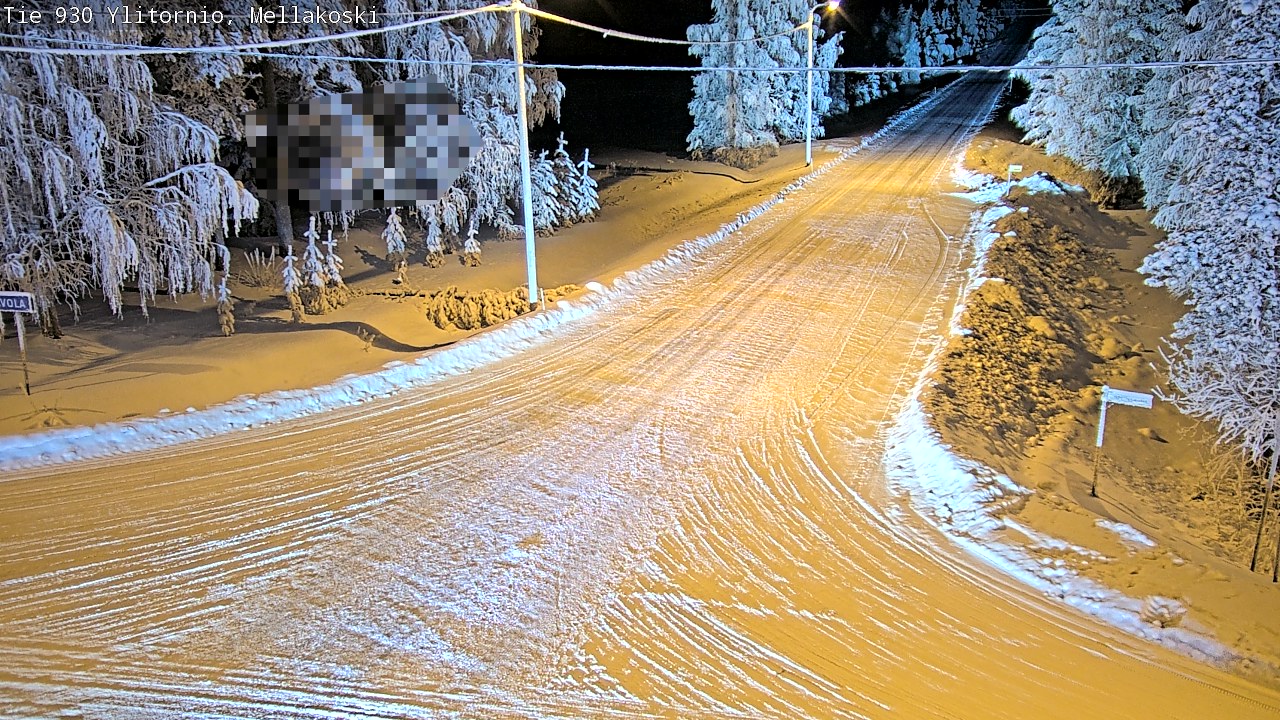 Kelikamerat Kuva TIe 930 Ylitornio, Mellakoski, Ylitornio, Lappi