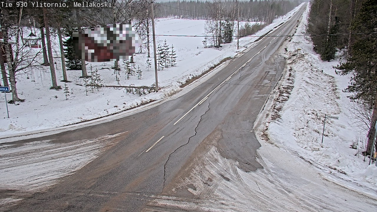 Kelikamerat Kuva TIe 930 Ylitornio, Mellakoski, Ylitornio, Lappi