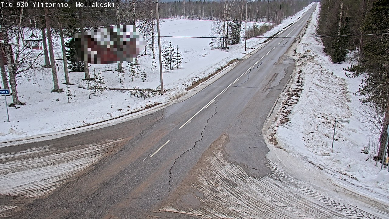 Weather Camera Image Väg 83 Övertorneå, Mellakoski, Ylitornio, Lappi