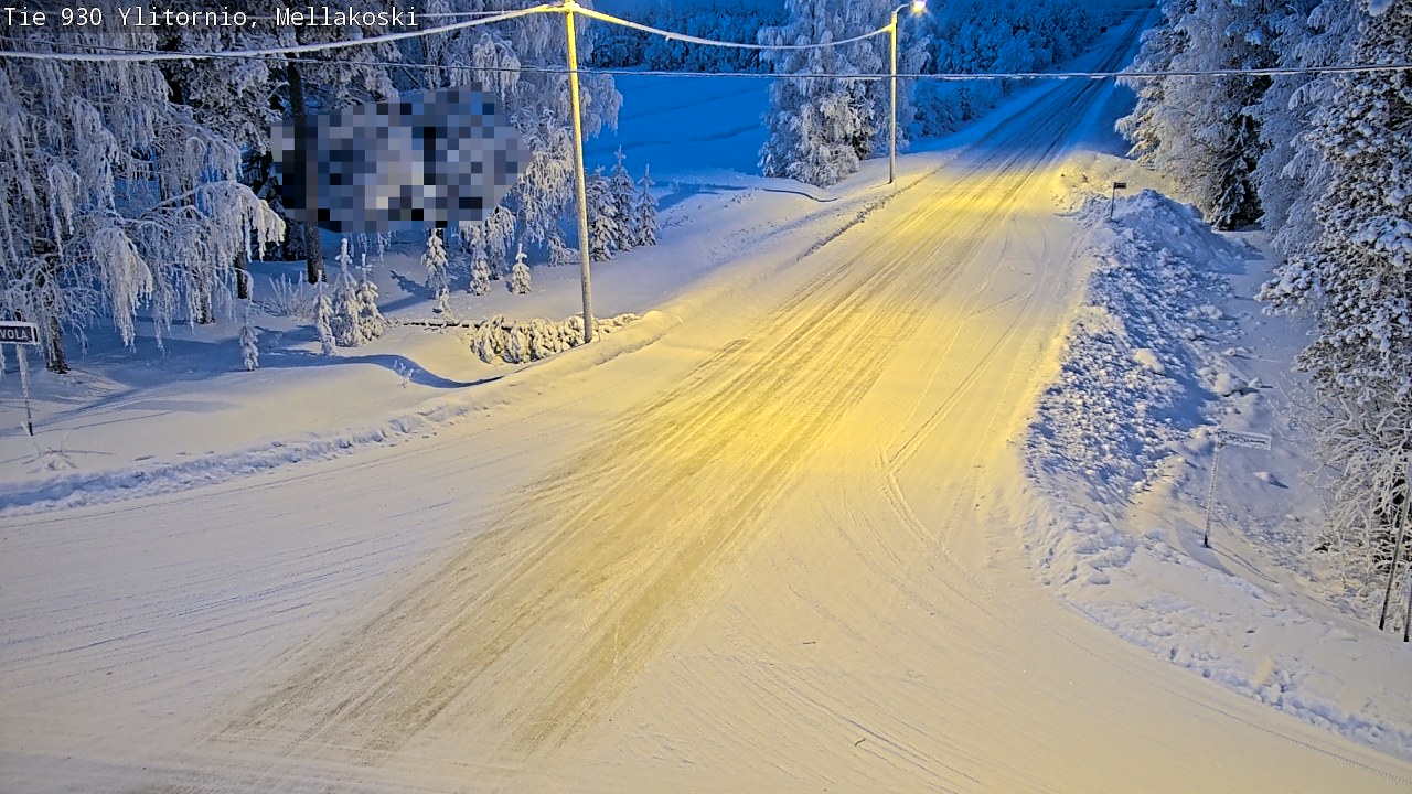 Kelikamerat Kuva TIe 930 Ylitornio, Mellakoski, Ylitornio, Lappi