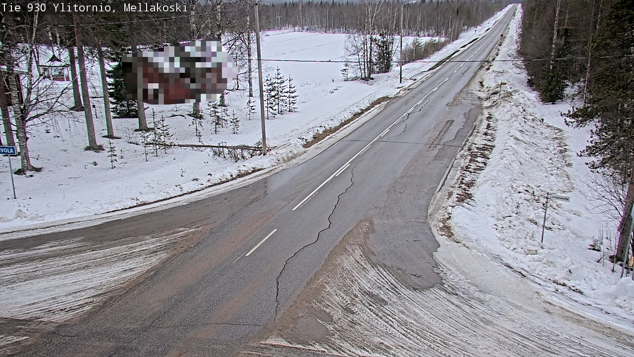 Weather Camera Image Road 83 Ylitornio, Mellakoski, Ylitornio, Lappi