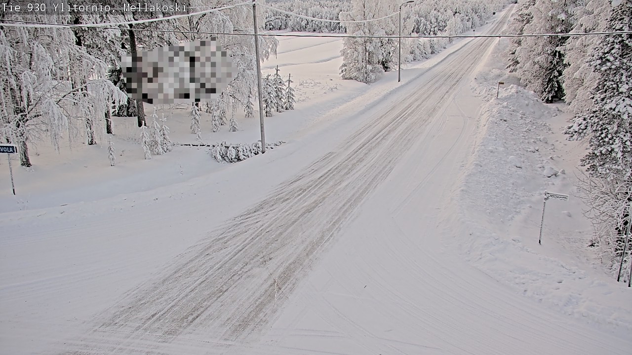 Kelikamerat Kuva TIe 930 Ylitornio, Mellakoski, Ylitornio, Lappi
