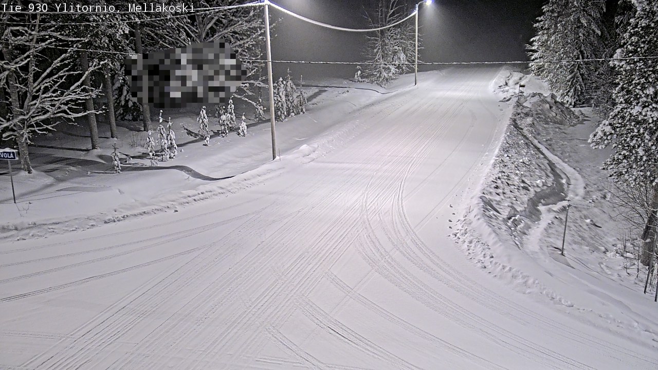 Weather Camera Image Väg 83 Övertorneå, Mellakoski, Ylitornio, Lappi