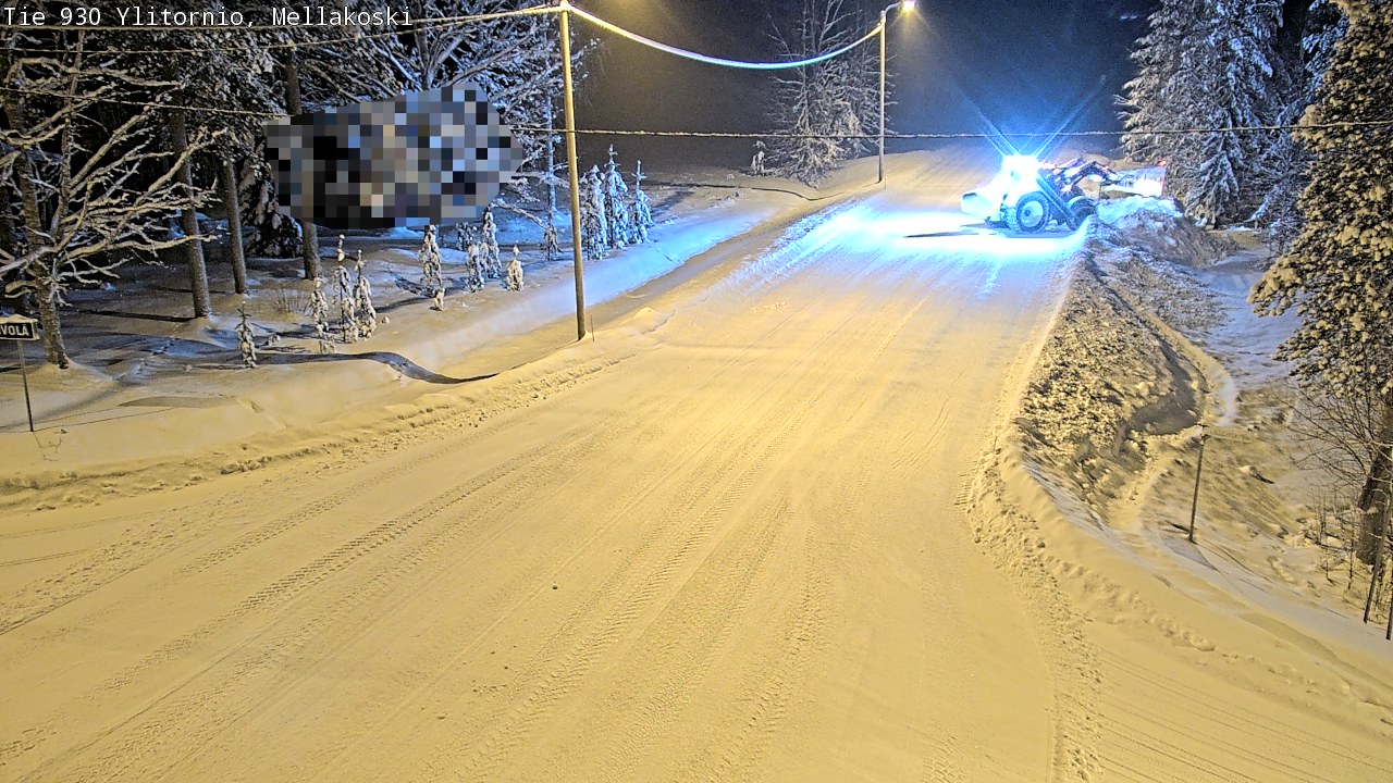 Weather Camera Image Väg 83 Övertorneå, Mellakoski, Ylitornio, Lappi