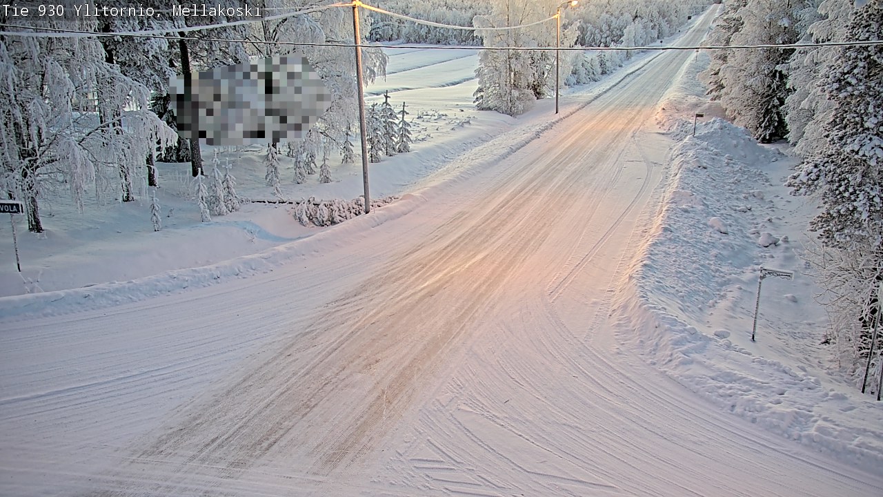 Kelikamerat Kuva TIe 930 Ylitornio, Mellakoski, Ylitornio, Lappi